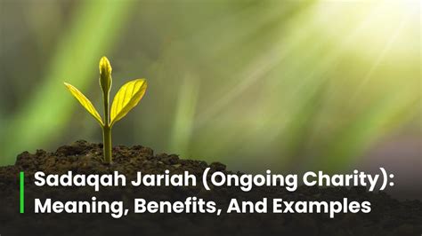 Sadaqah Jariyah Foundation .